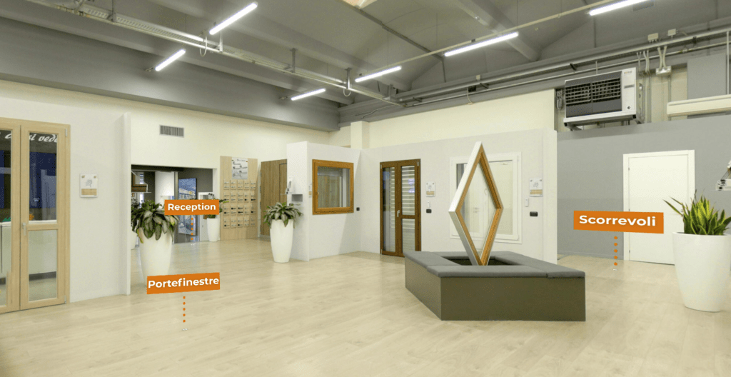 showroom progetto rinnovo