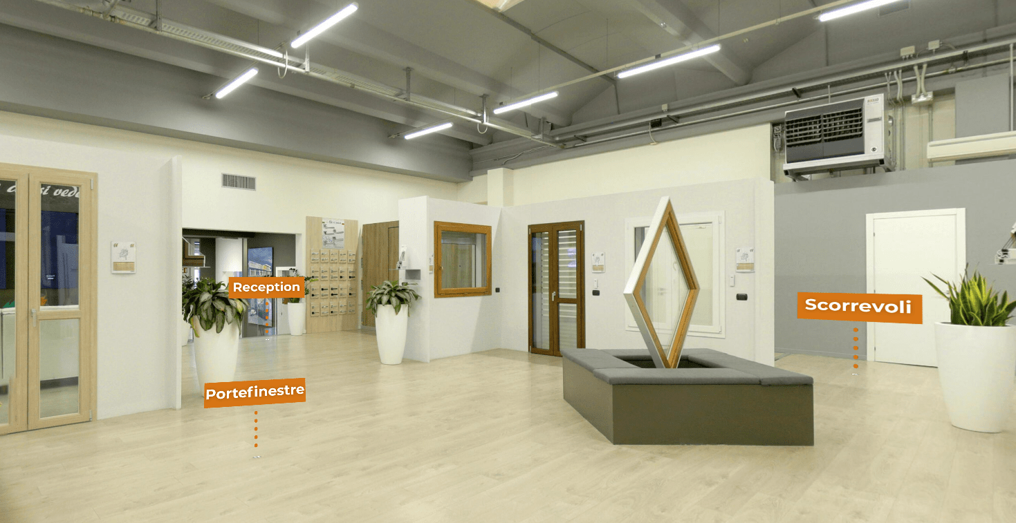 showroom progetto rinnovo