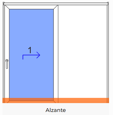 serramenti scorrevoli modello alzante